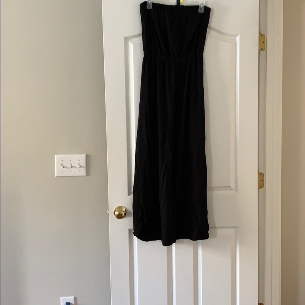 Black maxi dress